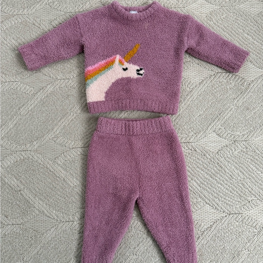 Hanna Andersson Marshmallow Fleece Set